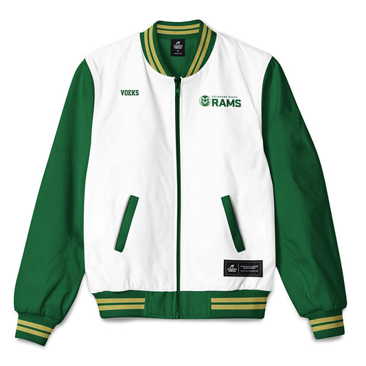Colorado State - NCAA Women's Tennis : Logan Voeks - Bomber Jacket-0