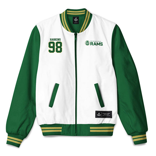 Colorado State - NCAA Football : Isaiah Hankins - Bomber Jacket-0