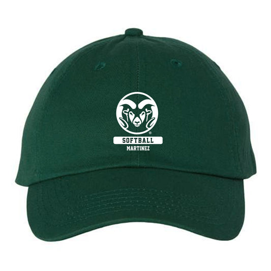 Colorado State - NCAA Softball : Jasmin Martinez - Dad Hat-0