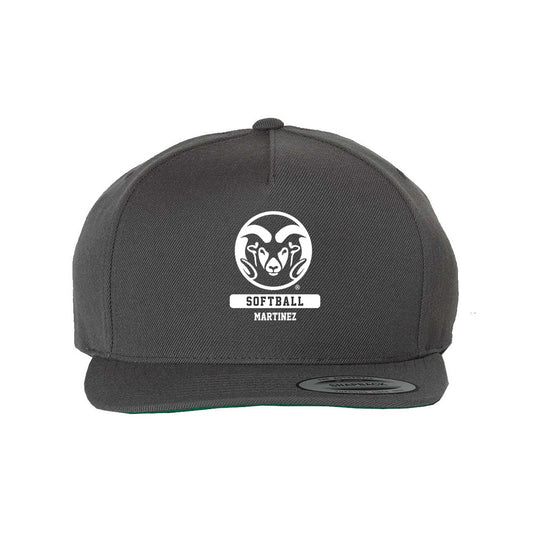 Colorado State - NCAA Softball : Jasmin Martinez - Snapback Hat-0