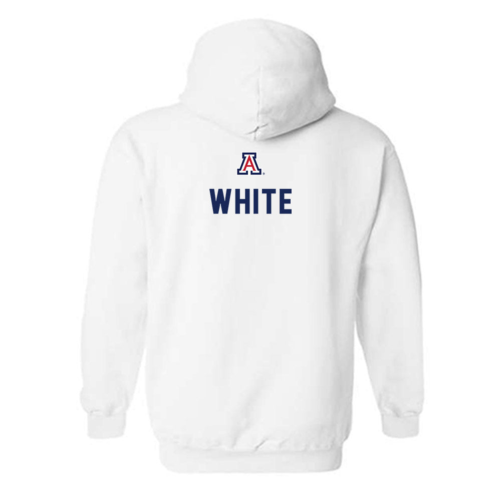 Arizona - NCAA Women's Gymnastics : Teagan White - Sports Shersey Hooded Sweatshirt-1