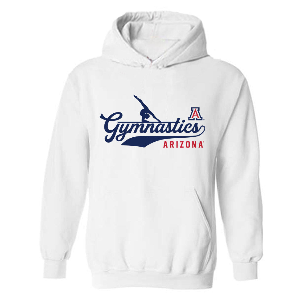 Arizona - NCAA Women's Gymnastics : Teagan White - Sports Shersey Hooded Sweatshirt-0