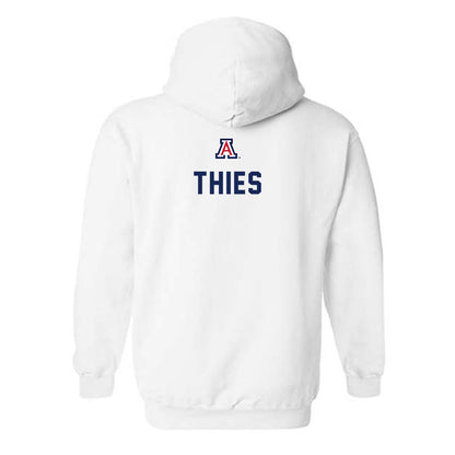 Arizona - NCAA Women's Volleyball : Paige Thies - Sports Shersey Hooded Sweatshirt-1