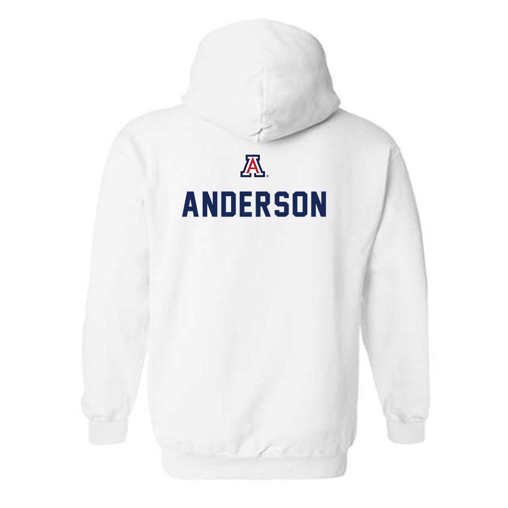 Arizona - NCAA Football : Sawyer Anderson - Sports Shersey Hooded Sweatshirt-1