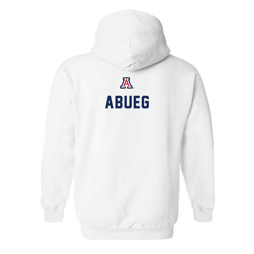 Arizona - NCAA Women's Track & Field : Malaya Abueg - Sports Shersey Hooded Sweatshirt-1