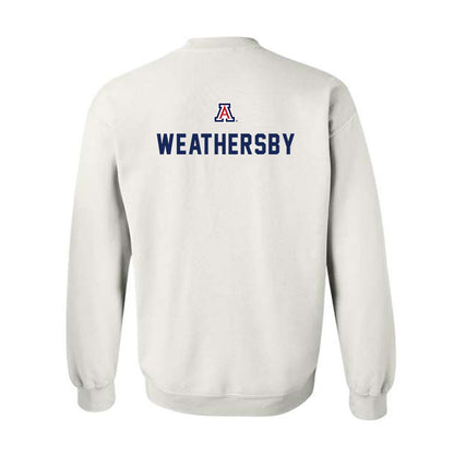 Arizona - NCAA Women's Soccer : Ella Weathersby - Sports Shersey Crewneck Sweatshirt