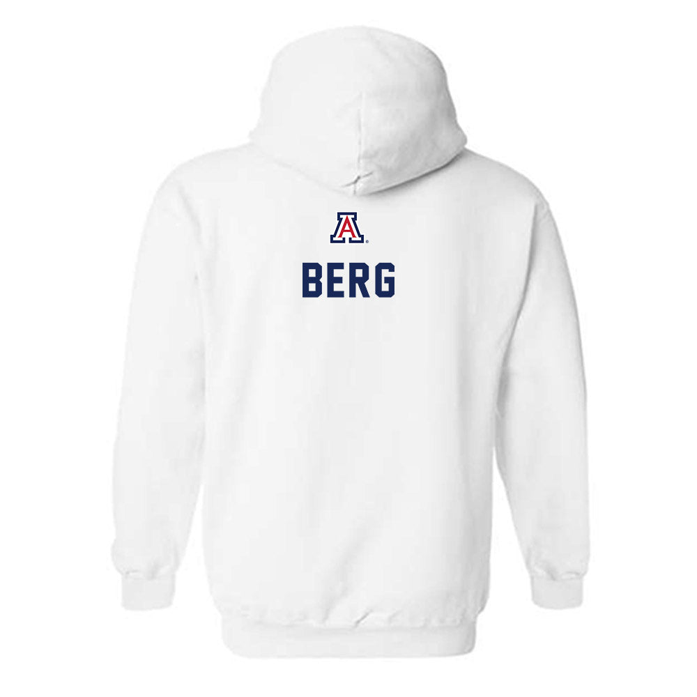 Arizona - NCAA Baseball : Jack Berg - Sports Shersey Hooded Sweatshirt-1