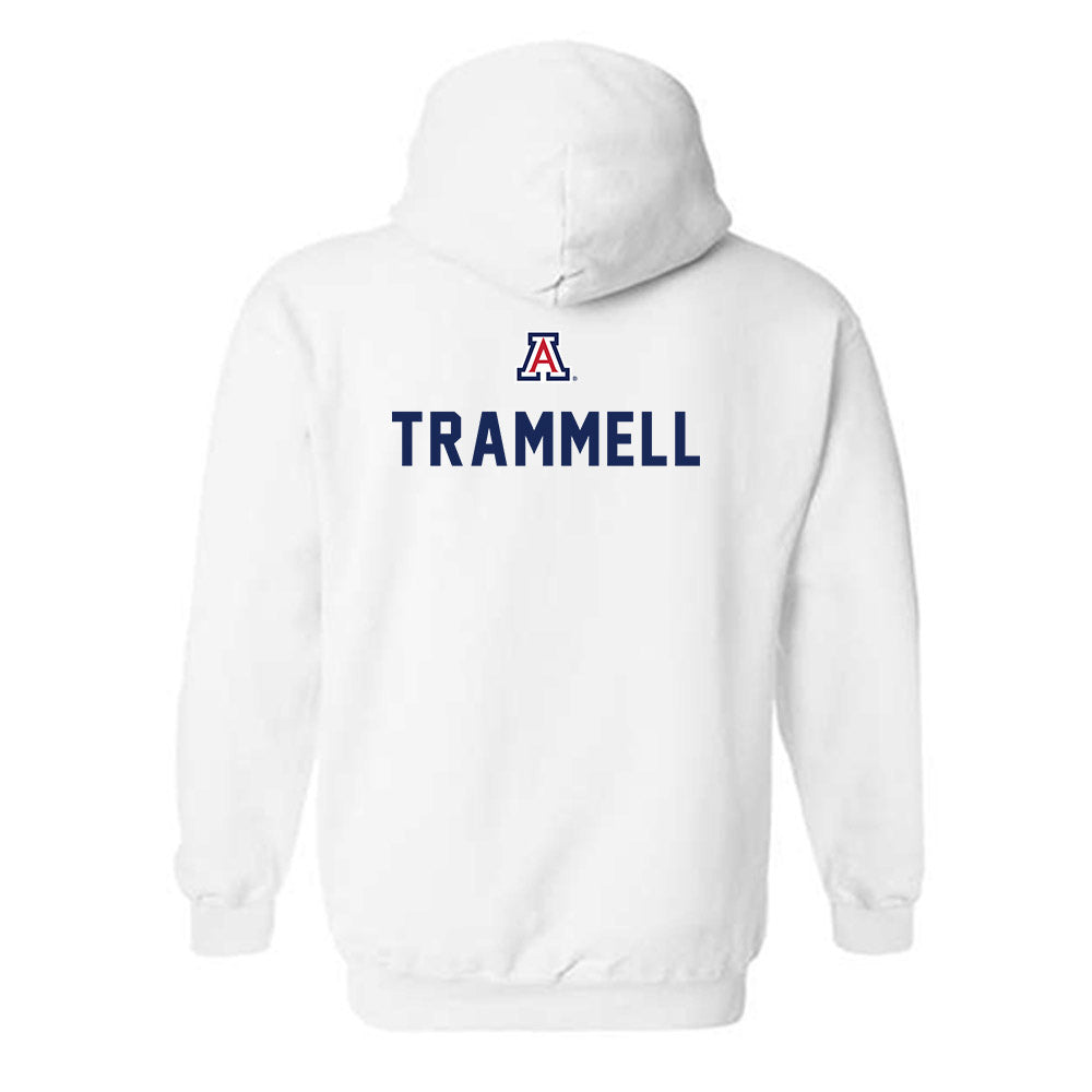 Arizona - NCAA Women's Basketball : Daniah Trammell - Sports Shersey Hooded Sweatshirt-1