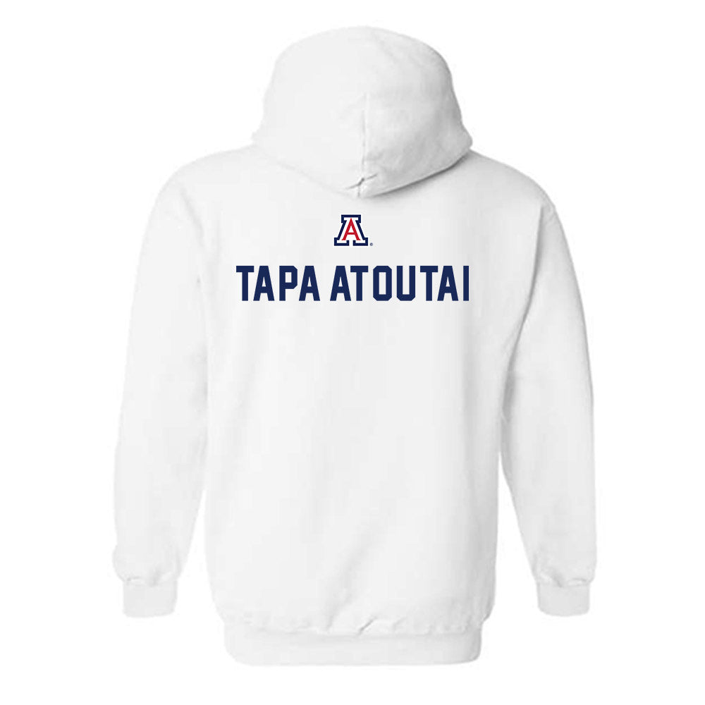 Arizona - NCAA Football : Siaosi Tapa'atoutai - Sports Shersey Hooded Sweatshirt-1