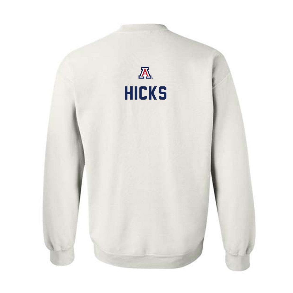 Arizona - NCAA Baseball : Garrett Hicks - Sports Shersey Crewneck Sweatshirt