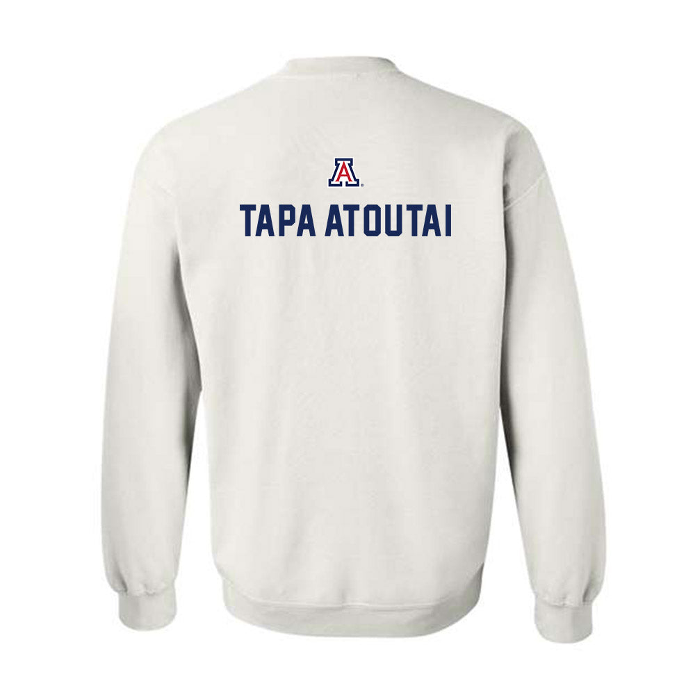 Arizona - NCAA Football : Siaosi Tapa'atoutai - Sports Shersey Crewneck Sweatshirt-1