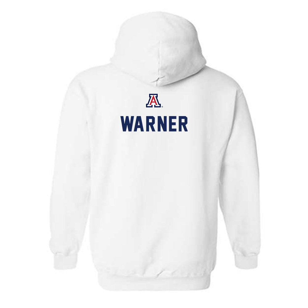 Arizona - NCAA Women's Soccer : Amiya Warner - Sports Shersey Hooded Sweatshirt-1
