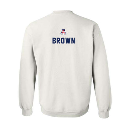 Arizona - NCAA Football : Jordan Brown - Sports Shersey Crewneck Sweatshirt-1