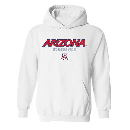 Arizona - NCAA Women's Gymnastics : Teagan White - Sports Shersey Hooded Sweatshirt-0