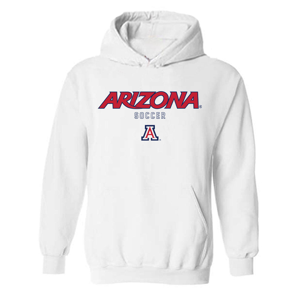 Arizona - NCAA Women's Soccer : Amiya Warner - Sports Shersey Hooded Sweatshirt-0