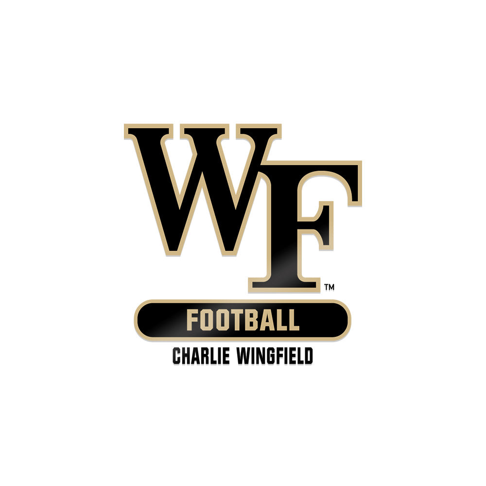 Wake Forest - NCAA Football : Charlie Wingfield - Sticker-0