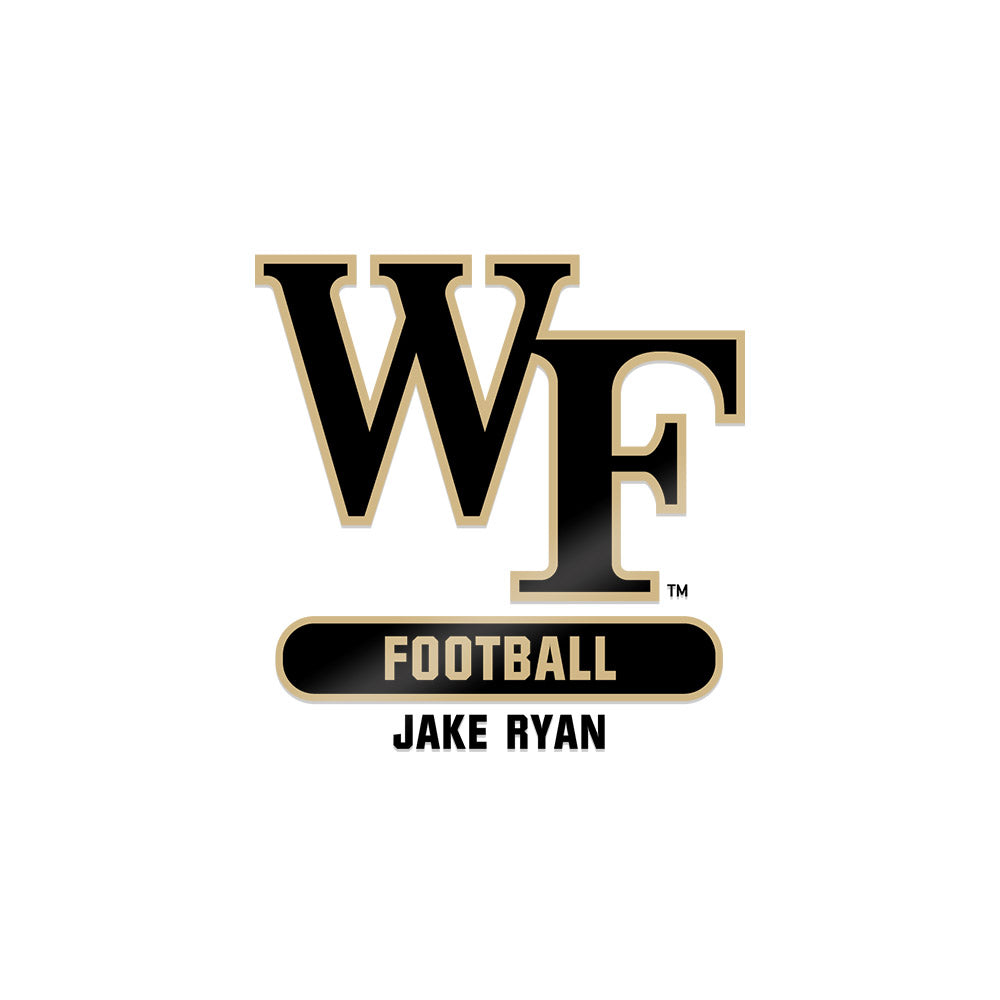 Wake Forest - NCAA Football : Jake Ryan - Sticker-0