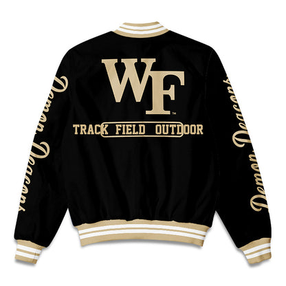 Wake Forest - NCAA Men's Track & Field : Hunter Jones - Bomber Jacket-1