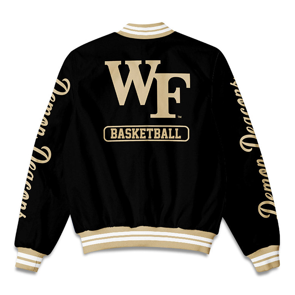 Wake Forest - NCAA Women's Basketball : Savannah Metcalfe - Bomber Jacket-1