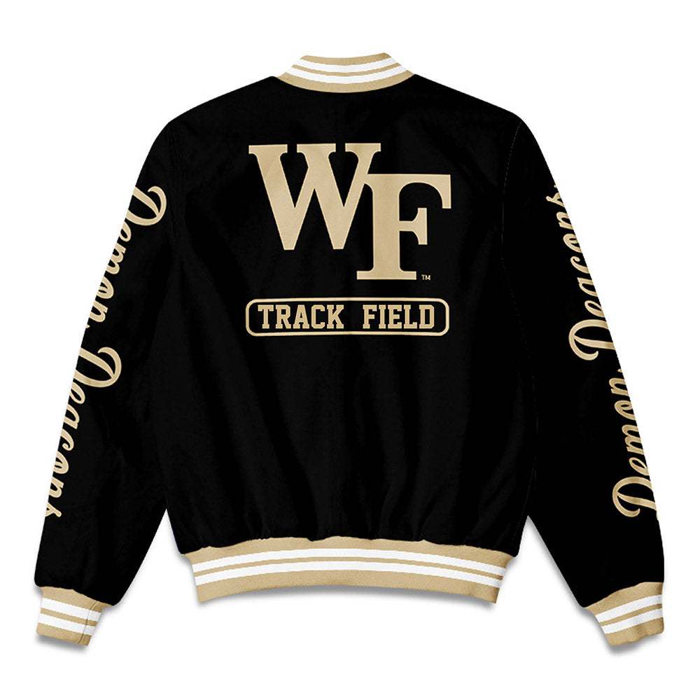 Wake Forest - NCAA Men's Track & Field : Stuart Terrill - Bomber Jacket-1