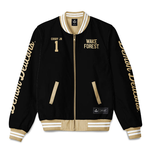 Wake Forest - NCAA Men's Basketball : Davin Cosby Jr - Bomber Jacket