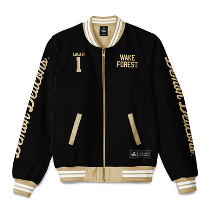 Wake Forest - NCAA Women's Volleyball : Dhru Lalaji - Bomber Jacket