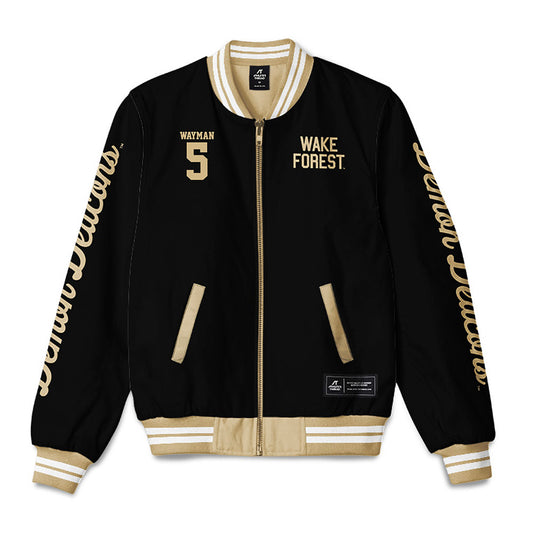 Wake Forest - NCAA Football : Kendron Wayman - Bomber Jacket