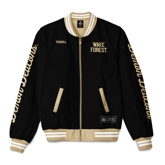 Wake Forest - NCAA Men's Track & Field : Stuart Terrill - Bomber Jacket-0
