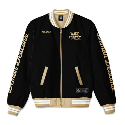 Wake Forest - NCAA Men's Track & Field : Brenner McCamey - Bomber Jacket