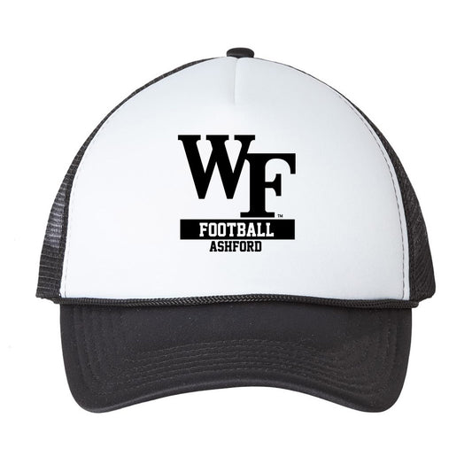 Wake Forest - NCAA Football : Robby Ashford - Trucker Hat-0