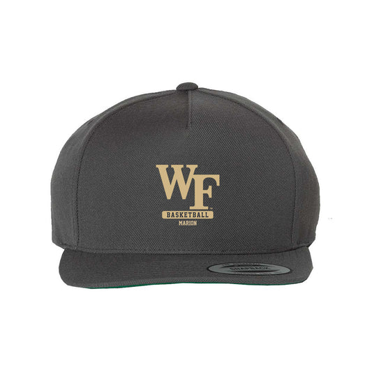 Wake Forest - NCAA Men's Basketball : Marqus Marion - Snapback Hat