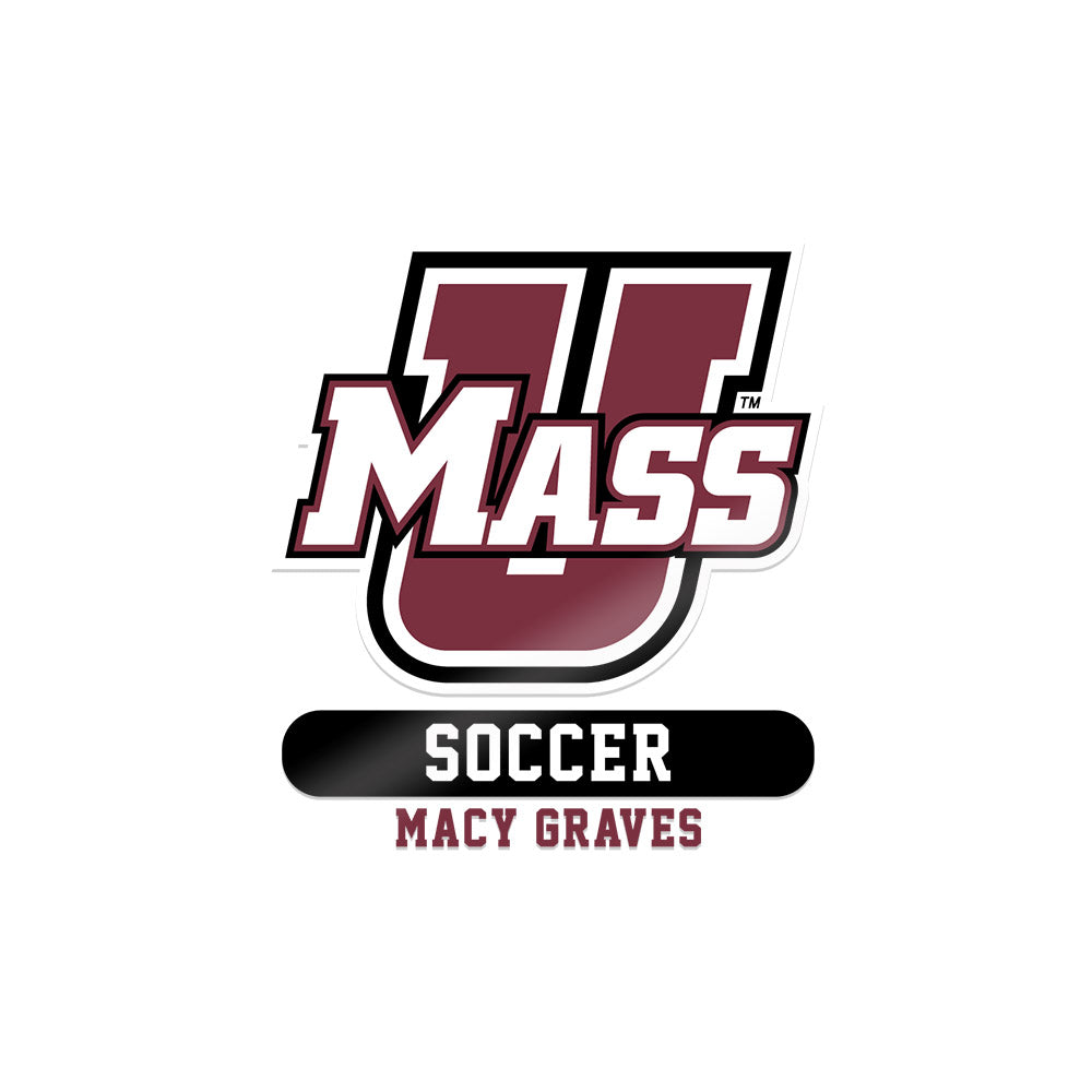 UMass - NCAA Women's Soccer : Macy Graves - Sticker-0