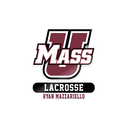 UMass - NCAA Men's Lacrosse : Ryan Mazzariello - Sticker-0