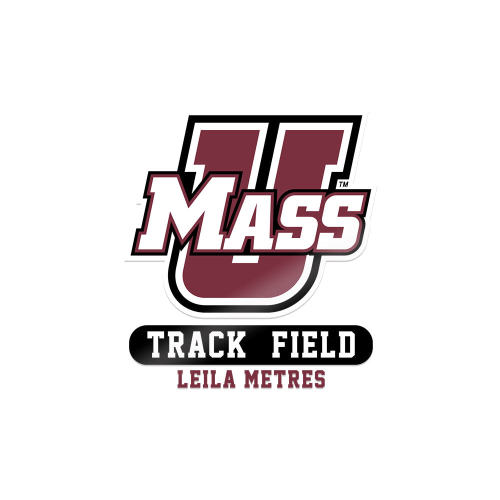 UMass - NCAA Women's Track & Field : Leila Metres - Sticker-0