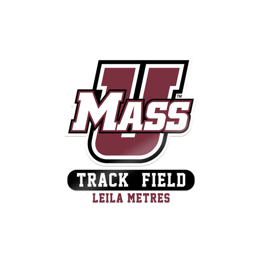 UMass - NCAA Women's Track & Field : Leila Metres - Sticker-0
