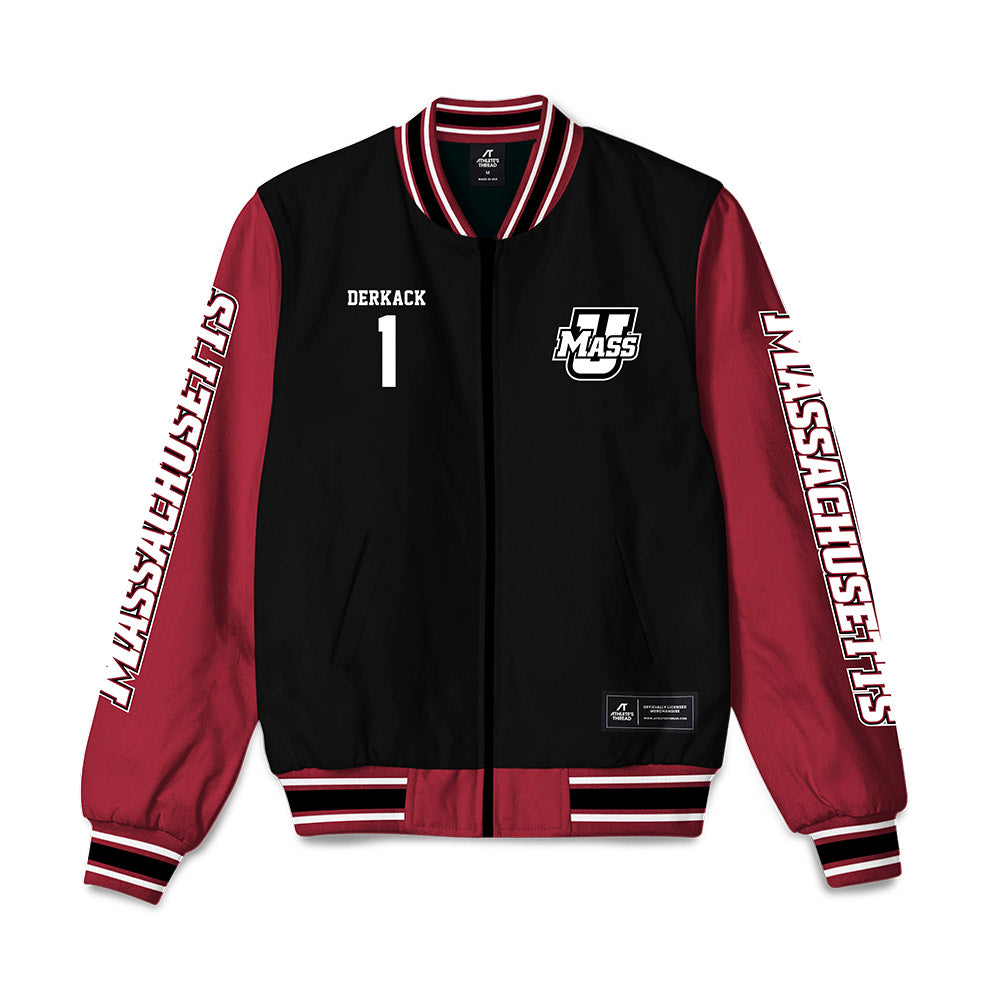 UMass - NCAA Women's Basketball : Taylor Derkack - Bomber Jacket