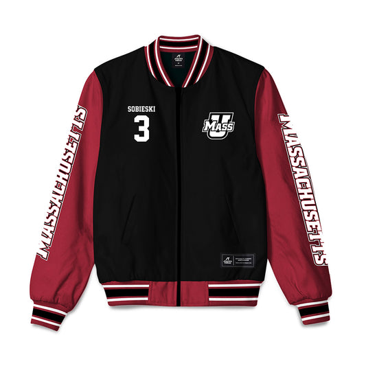 UMass - NCAA Men's Ice Hockey : Kazimier Sobieski - Bomber Jacket-0