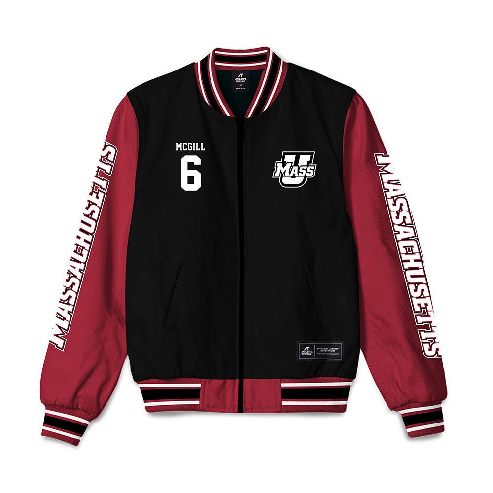 UMass - NCAA Football : Jeremiah McGill - Bomber Jacket