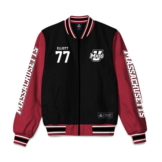 UMass - NCAA Men's Lacrosse : Jimmy Elliott - Bomber Jacket-0