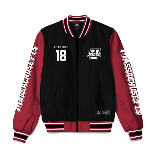 UMass - NCAA Men's Lacrosse : Cam Chambers - Bomber Jacket-0