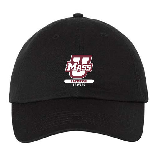 UMass - NCAA Men's Lacrosse : Robbie Travers - Dad Hat-0