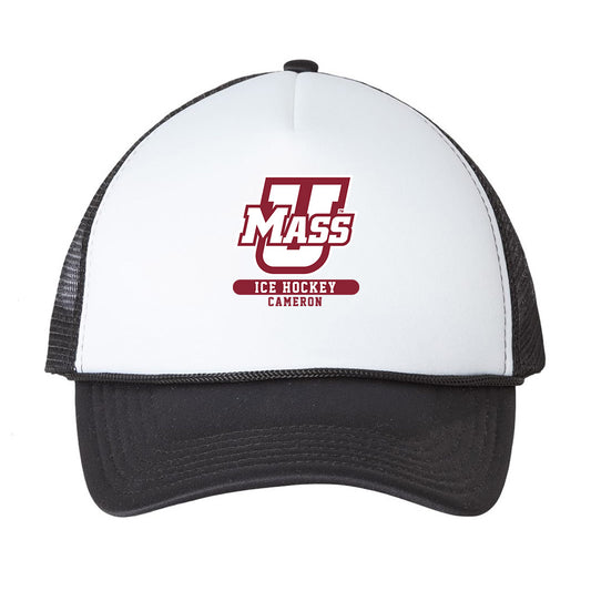 UMass - NCAA Men's Ice Hockey : Michael Cameron - Trucker Hat