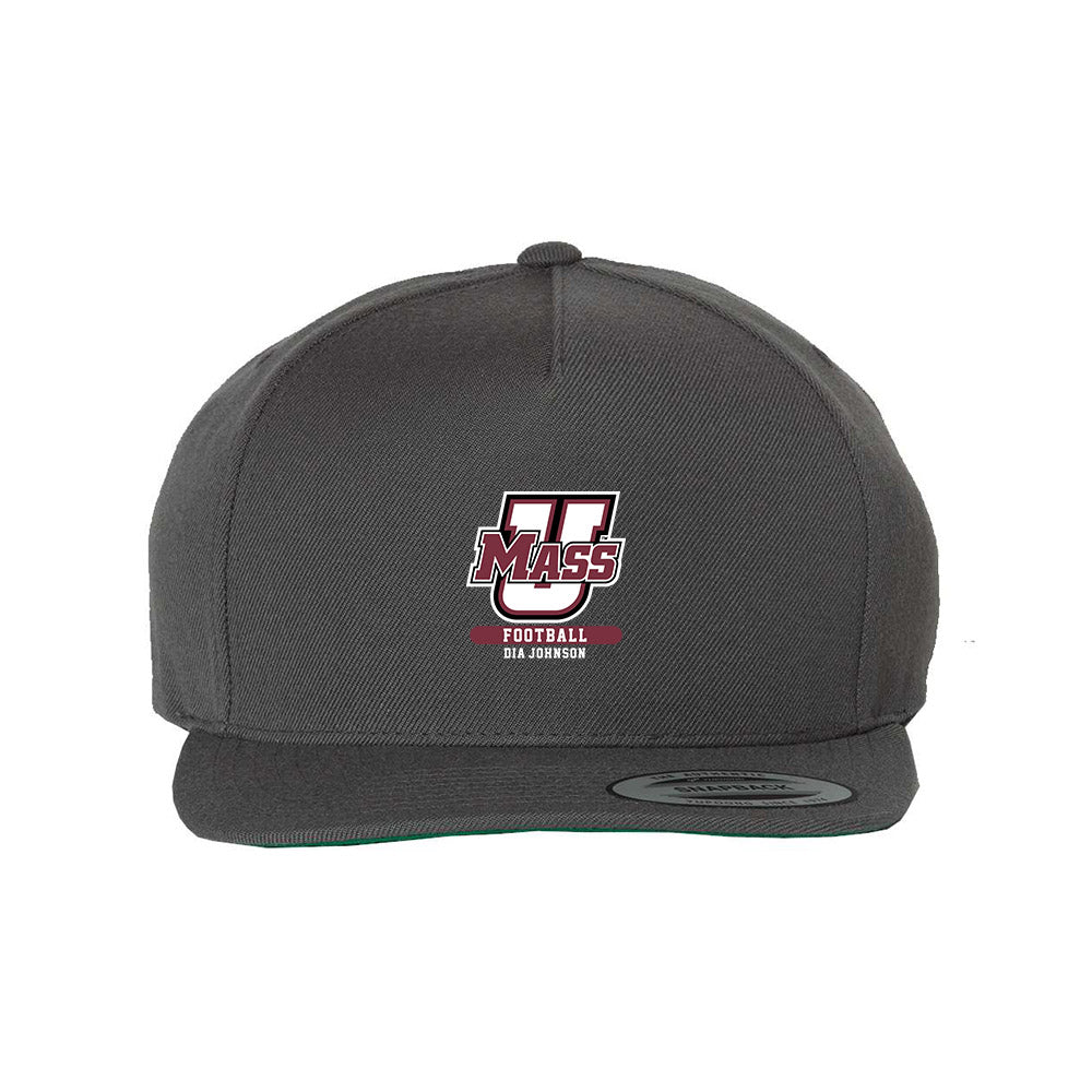 UMass - NCAA Football : Kezion Dia-Johnson - Snapback Hat