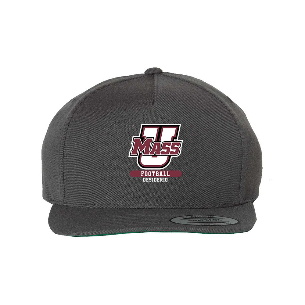 UMass - NCAA Football : Cookie Desiderio - Snapback Hat-0