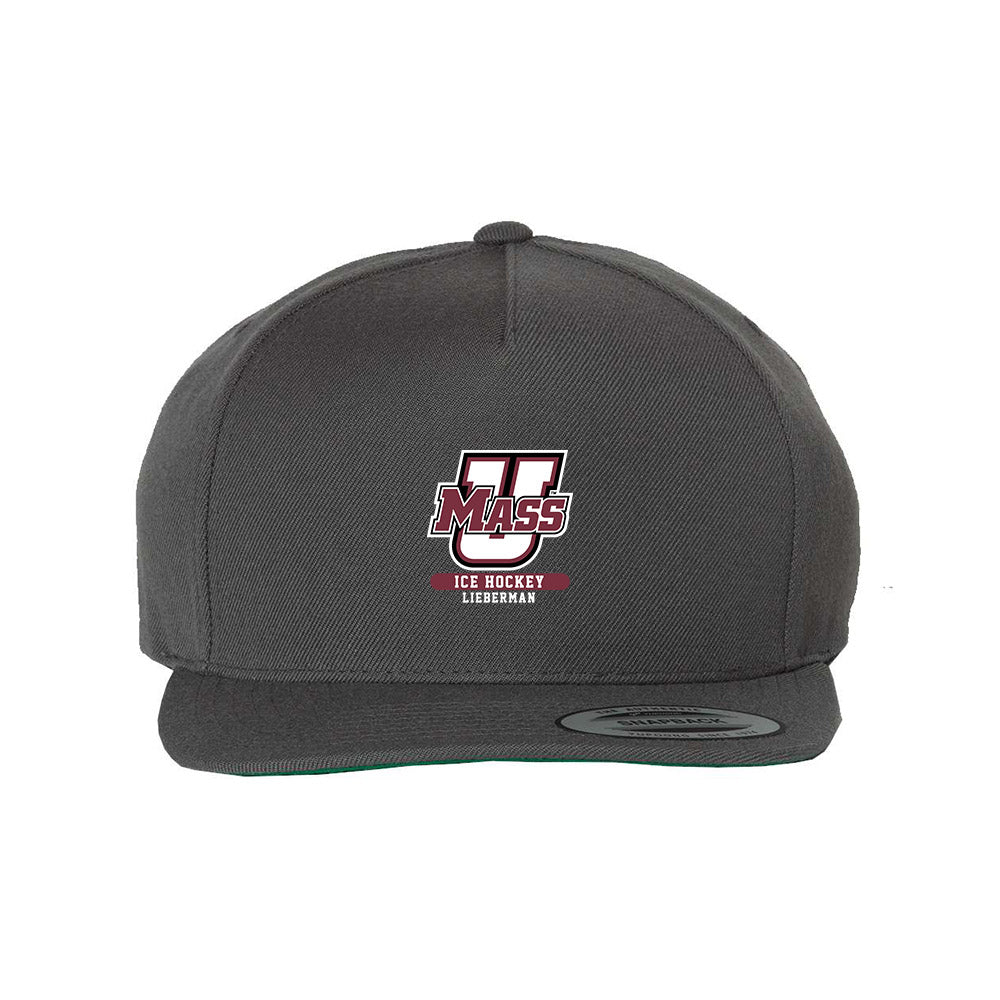 UMass - NCAA Men's Ice Hockey : Charlie Lieberman - Snapback Hat