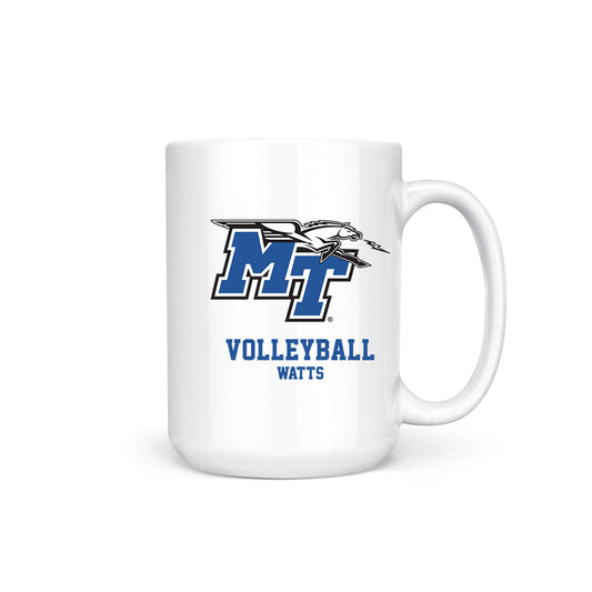 MTSU - NCAA Women's Volleyball : Ellie Watts - Coffee Mug-0