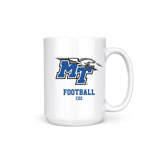 MTSU - NCAA Football : Nahzae Coz - Coffee Mug-0