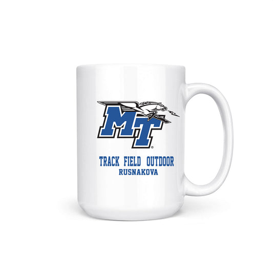 MTSU - NCAA Women's Track & Field : Viktoria Rusnakova - Coffee Mug-0