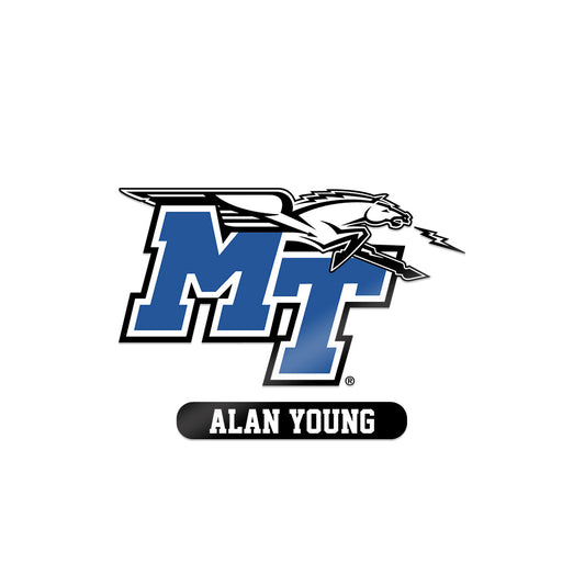 MTSU - NCAA Football : Alan Young - Sticker-0