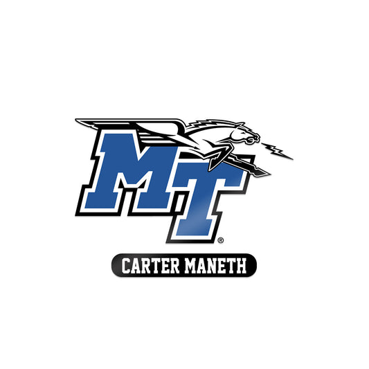 MTSU - NCAA Men's Golf : Carter Maneth - Sticker-0